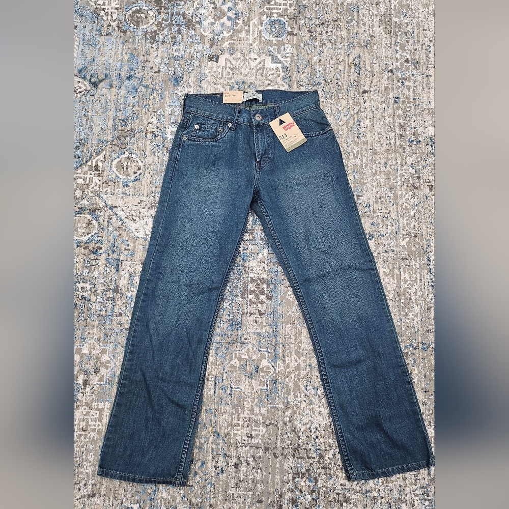 NWT Levi's 514 Boys Slim Straight Jeans - Size 14 Reg 27x27